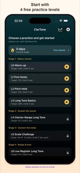 Home screen